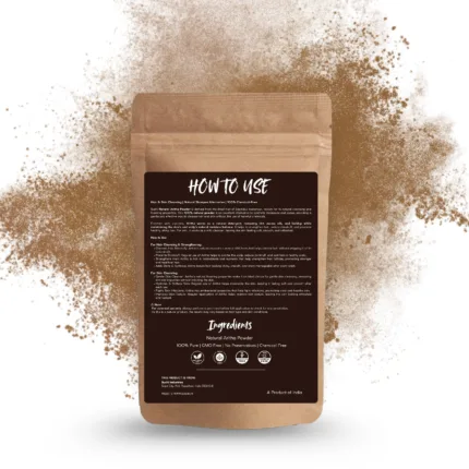 100% Natural Areetha Powder by Sushi Industries ; Herbal Shampoo Alternative for Clean Scalp & Strong Hair