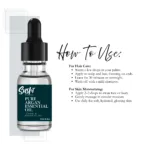 100% Pure Argan Essential Oil by Sushi Industries ; Cold-Pressed Moroccan Oil for Hair Shine, Skin Hydration & Anti-Aging