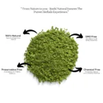 100% Natural Black Henna Powder by Sushi Industries ; Herbal Hair Color for Deep Black Shade ; Chemical-Free & Nourishing Dye