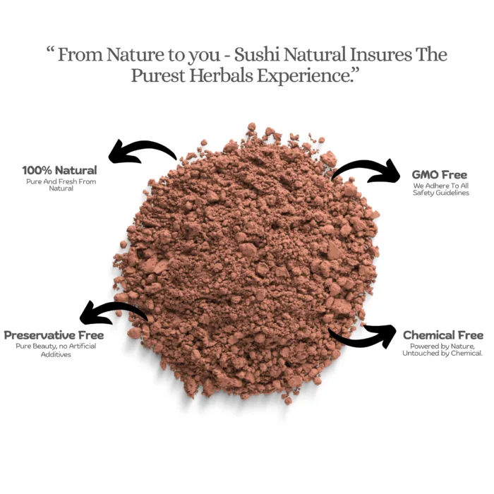 100% Natural Black Shikakai Powder by Sushi Industries ; Herbal Hair Wash & Scalp Nourisher for Healthy Hair Growth