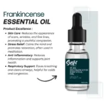 100% Pure Frankincense Essential Oil by Sushi Industries ; Sacred Herbal Oil for Meditation, Wrinkle Reduction & Emotional Balance
