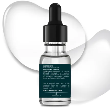100% Pure Frankincense Essential Oil by Sushi Industries ; Sacred Herbal Oil for Meditation, Wrinkle Reduction & Emotional Balance