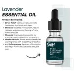 100% Pure Lavender Essential Oil by Sushi Industries ; Soothing Herbal Oil for Stress Relief, Better Sleep & Glowing Skin