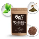 100% Natural Manjistha Powder by Sushi Industries ; Herbal Skin Detox & Complexion Enhancer for Radiant Glow