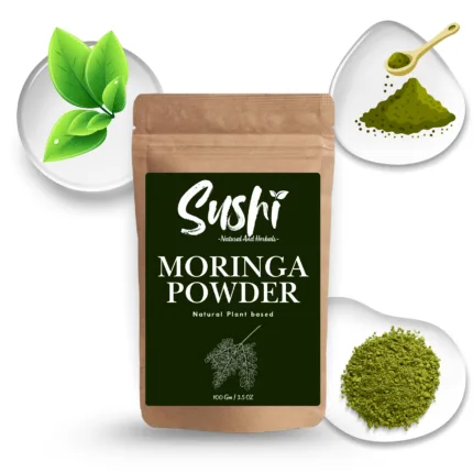 100% Natural Moringa Powder by Sushi Industries ; Herbal Superfood for Nutrition, Immunity & Vitality
