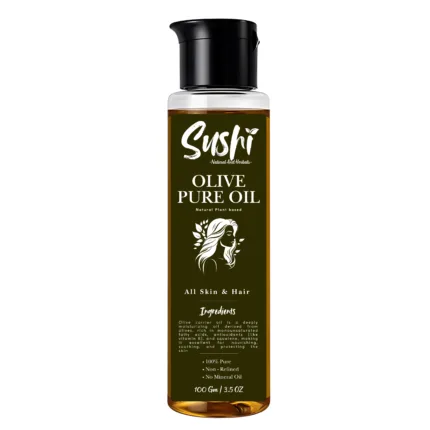 Sushi 100% Pure Olive Oil – Cold-Pressed, Non-Refined, Chemical-Free Oil for Hair Strength & Skin Nourishment