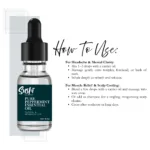 100% Pure Peppermint Essential Oil by Sushi Industries ; Invigorating Herbal Oil for Headache Relief, Energy Boost & Skin Cooling