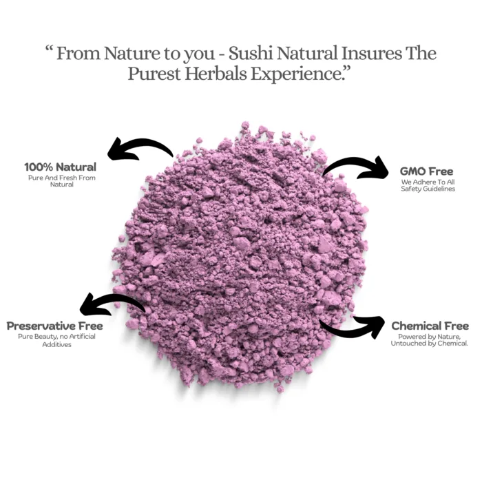 100% Natural Pink French Clay Powder by Sushi Industries ; Soothing & Rejuvenating Clay for Sensitive Skin ; Gentle Facial Cleanser