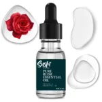 100% Pure Rose Essential Oil by Sushi Industries ; Calming Floral Scent for Glowing Skin, Relaxation & Emotional Wellness