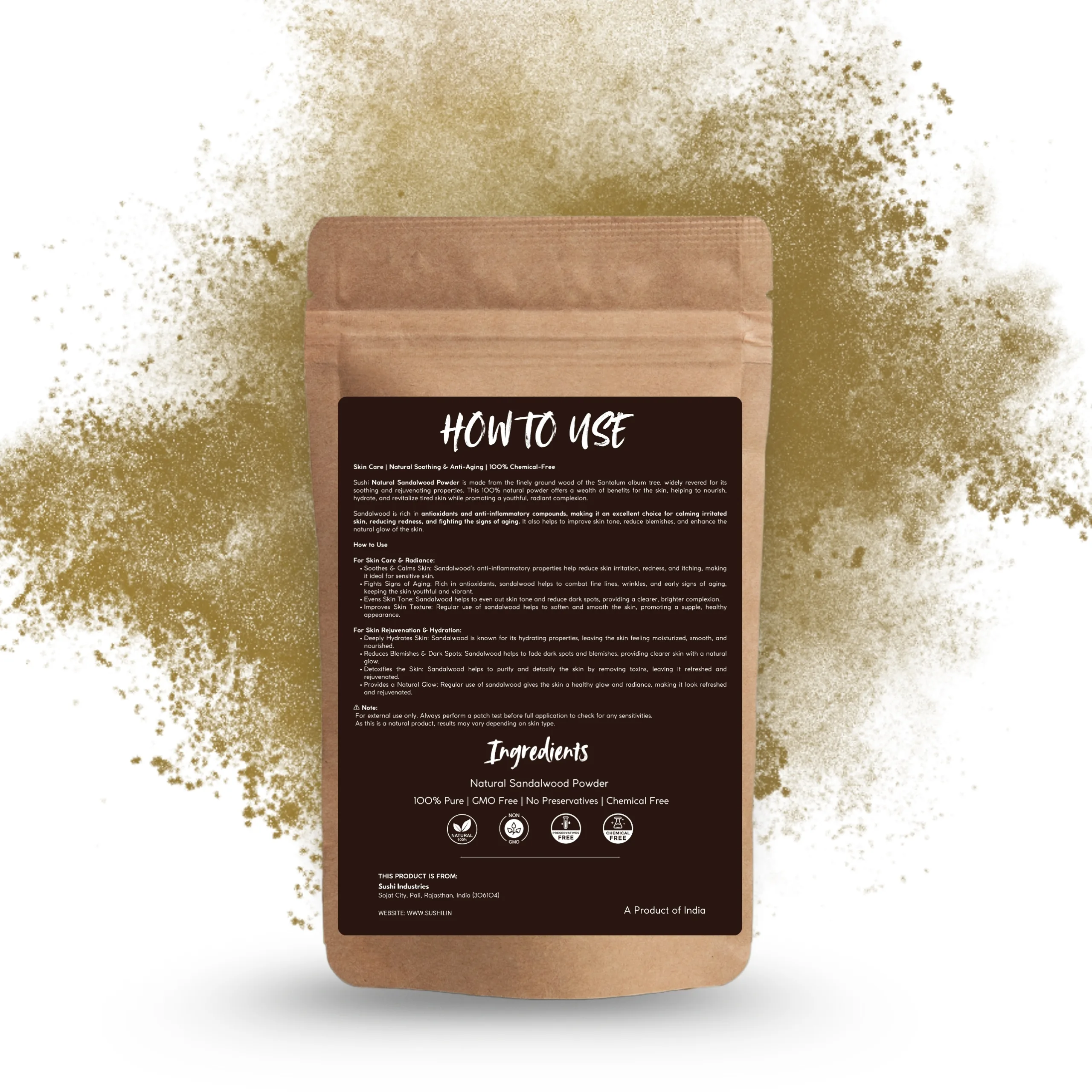 Sandalwood Powder – The Ultimate Herbal Glow & Hair Care Solution - Gallery Image
