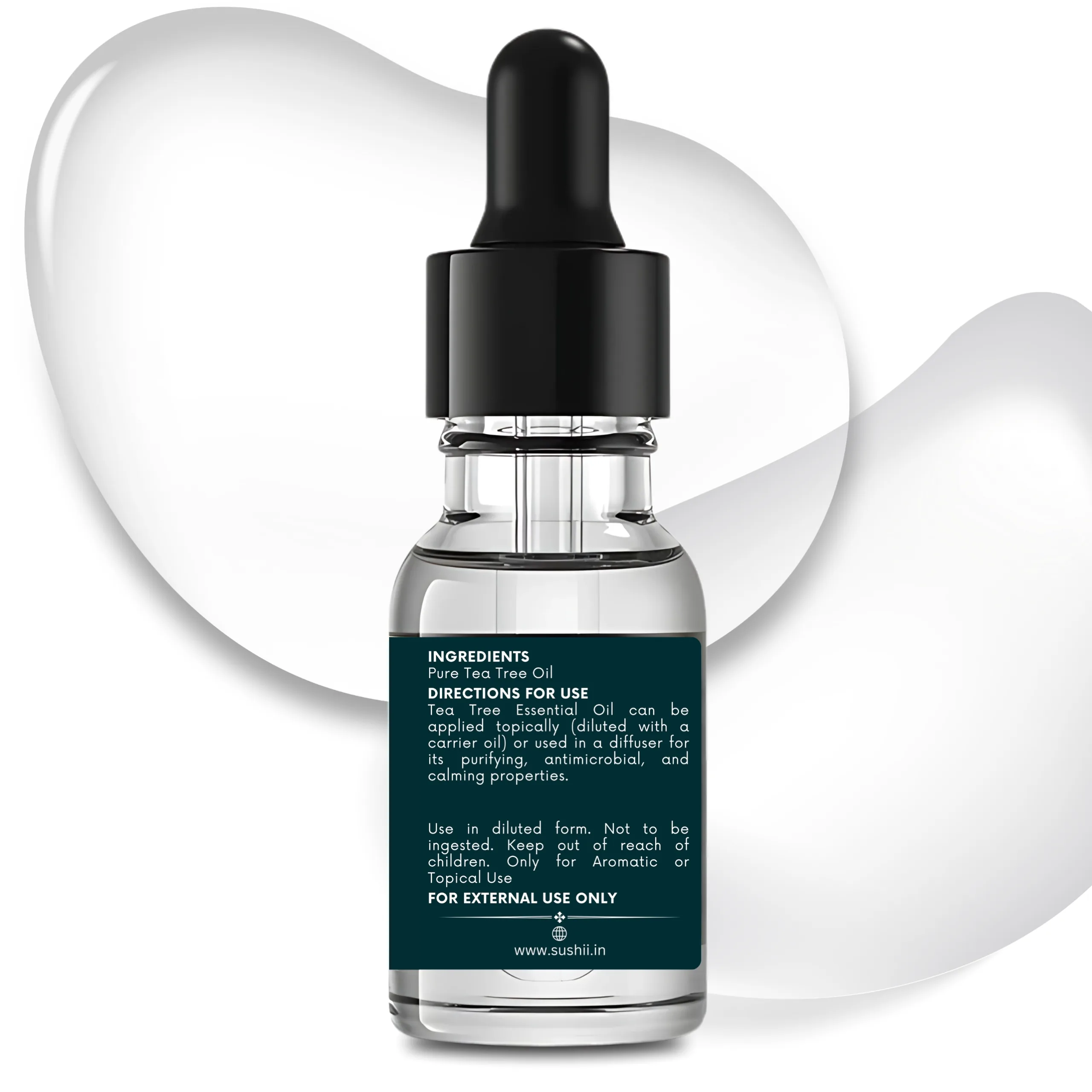 Tea Tree Essential Oil – Natural, Chemical-Free, Aromatic & Skincare Oil for Hair, Skin & Wellness - Gallery Image