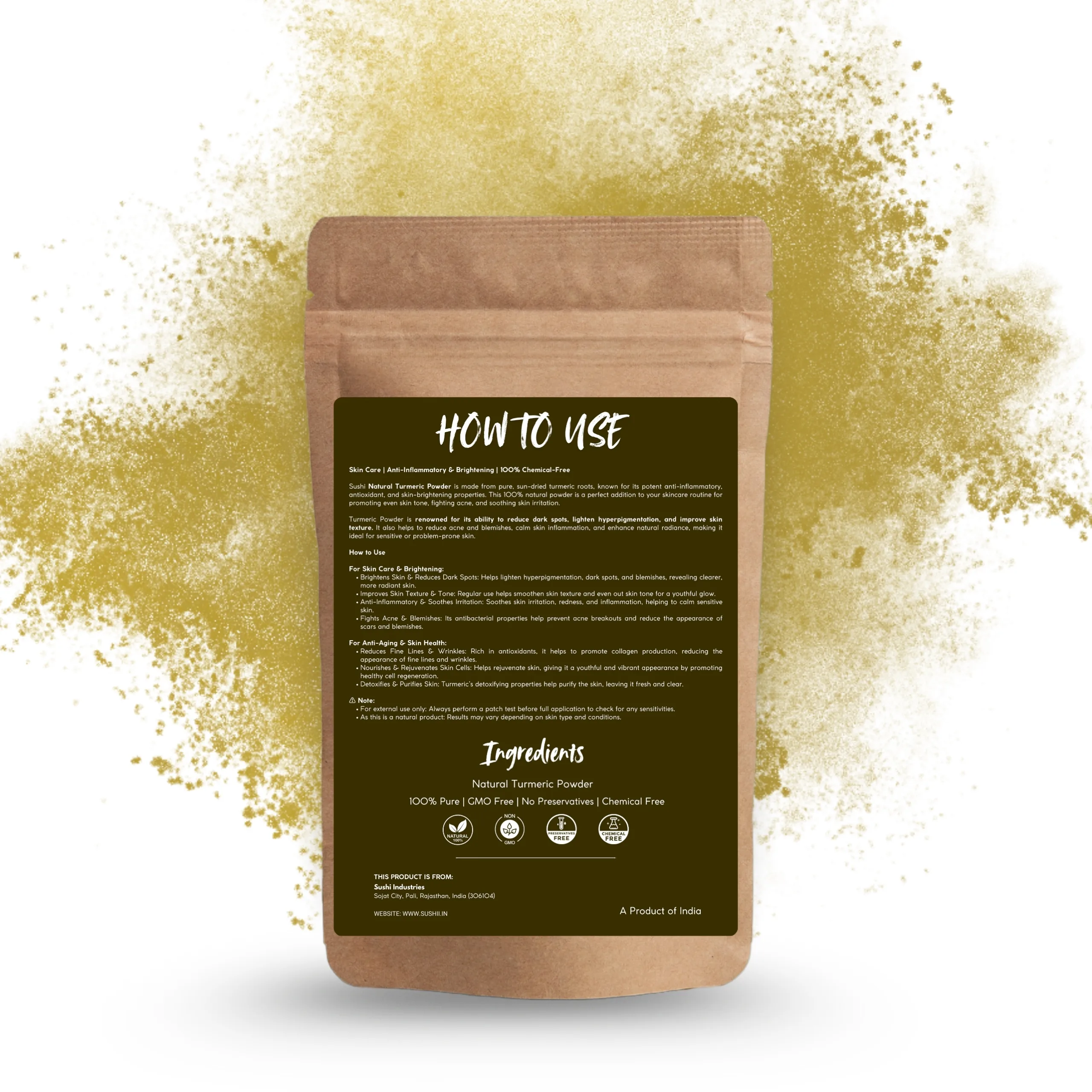 Turmeric Powder – The Ultimate Ayurvedic Glow & Wellness Booster - Gallery Image