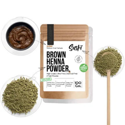 Brown Henna Powder – The Perfect Organic Dye for Hair & Body Art