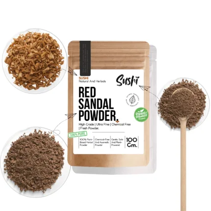 Red Sandalwood Powder – The Ultimate Herbal Glow Booster for Hair & Skin